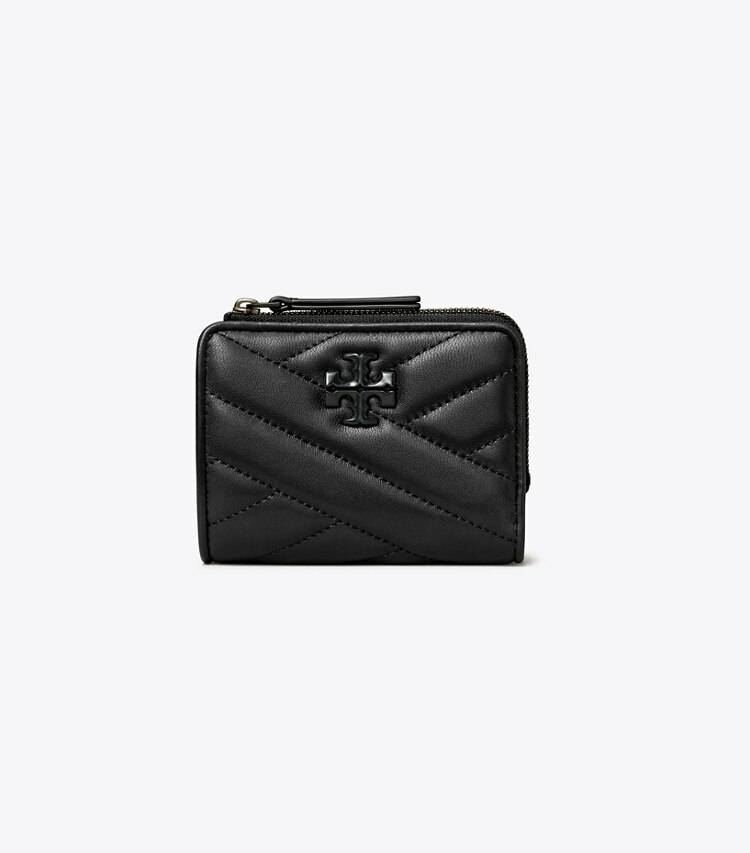 Tory Burch Wallets Black Kira Chevron Powder Coated Bi-Fold Wallet Women - Image 2