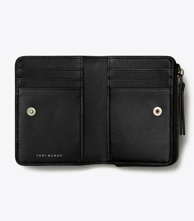 Tory Burch Wallets Black Kira Chevron Powder Coated Bi-Fold Wallet Women - Image 3