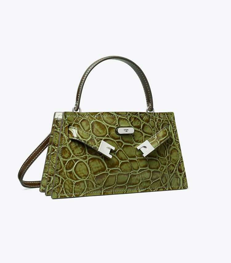 Tory Burch Women Mini Bags Soft Ivy Petite Lee Radziwill Croc-Embossed Bag