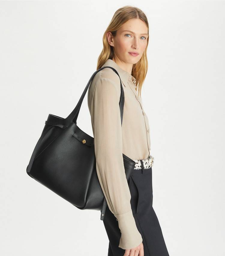 Tory Burch Women Romy Tote Tote Bags Black - Image 3
