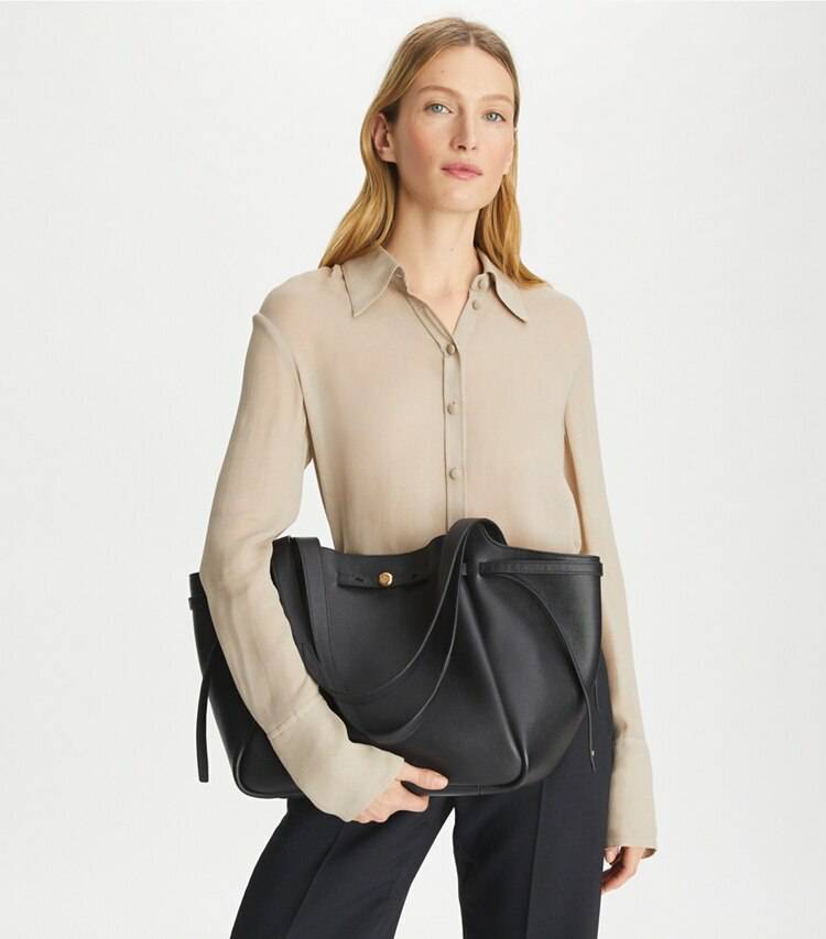 Tory Burch Women Romy Tote Tote Bags Black - Image 4