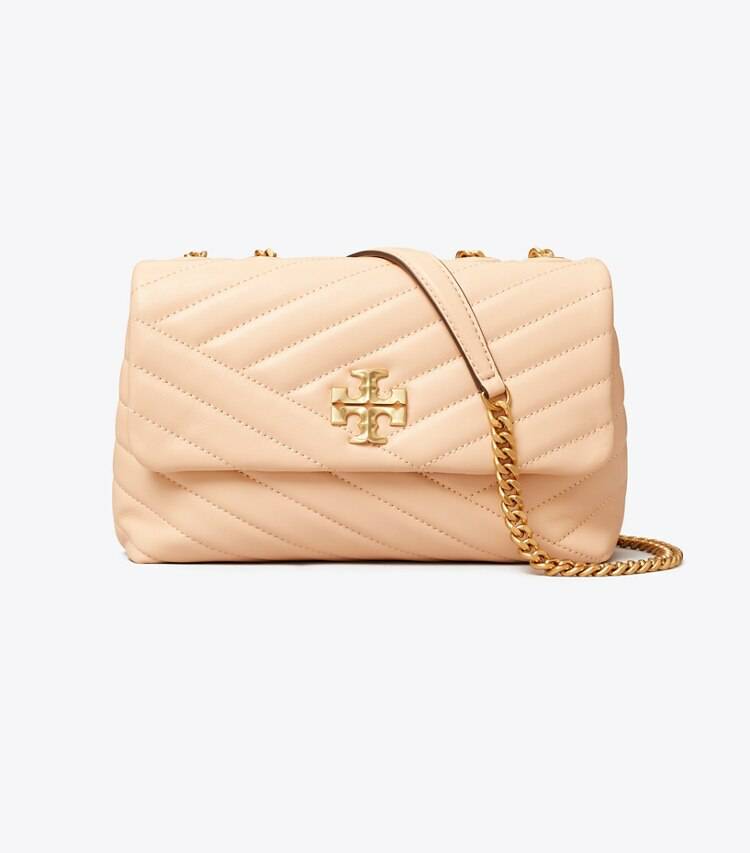 Tory Burch Women Shoulder Bags Coy Pink Small Kira Chevron Convertible Shoulder Bag - Image 3