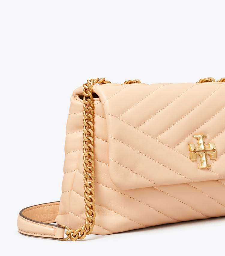 Tory Burch Women Shoulder Bags Coy Pink Small Kira Chevron Convertible Shoulder Bag - Image 4
