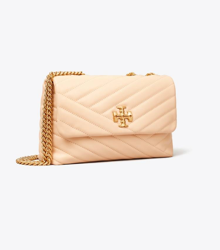 Tory Burch Women Shoulder Bags Coy Pink Small Kira Chevron Convertible Shoulder Bag