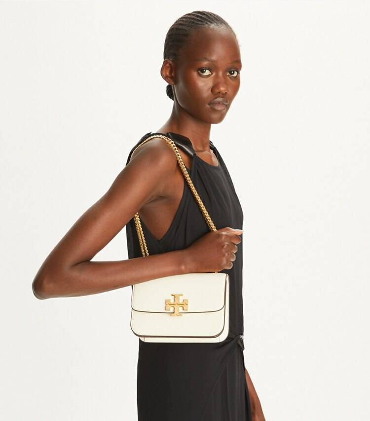 Tory Burch Women Small Eleanor Bag Warm White Shoulder Bags - Image 2