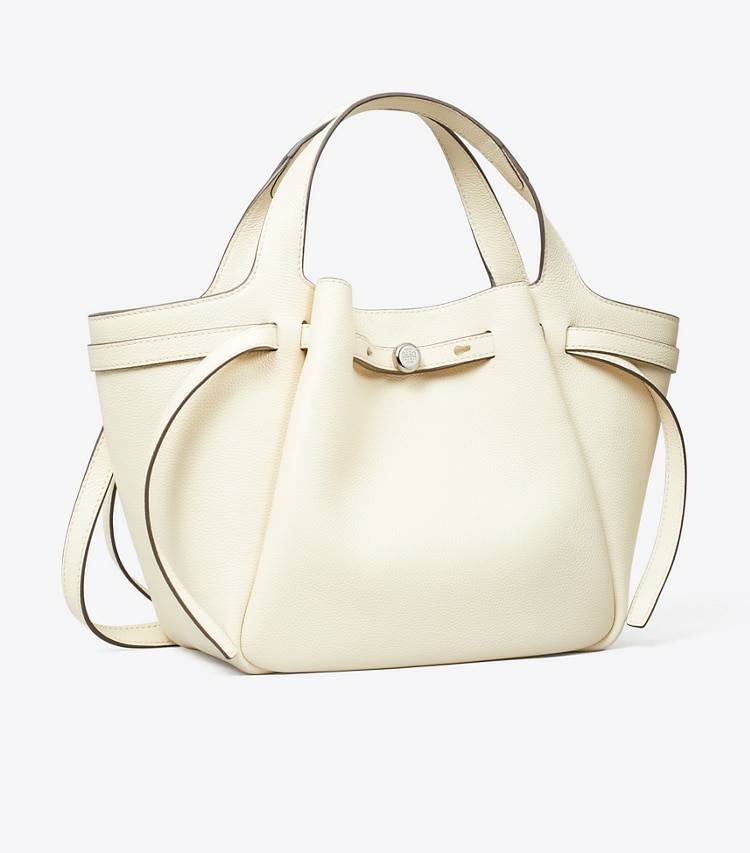Tory Burch Women Small Romy Tote Light Cream Totes
