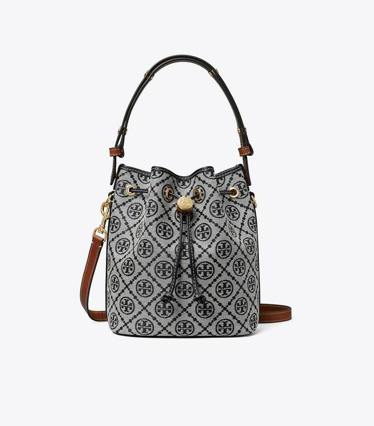 Tory Navy Crossbody Bags T Monogram Bucket Bag Women Tory Burch - Image 4