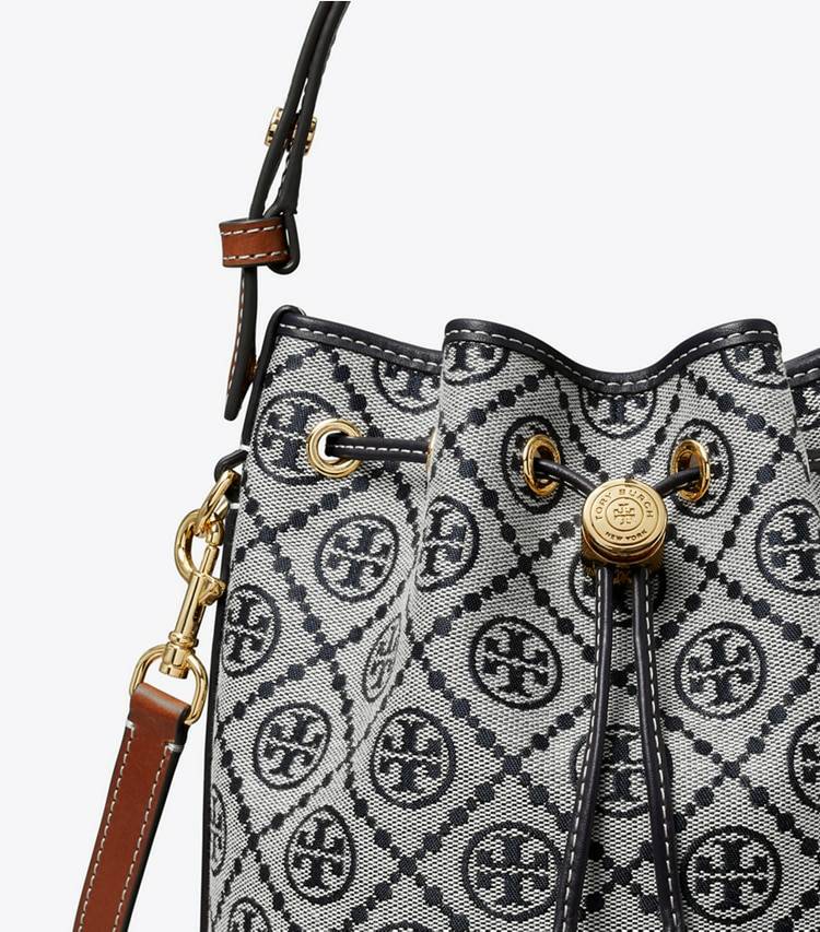 Tory Navy Crossbody Bags T Monogram Bucket Bag Women Tory Burch - Image 5