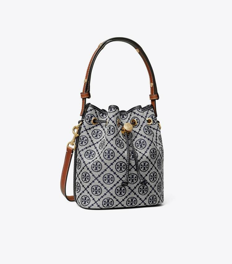 Tory Navy Crossbody Bags T Monogram Bucket Bag Women Tory Burch