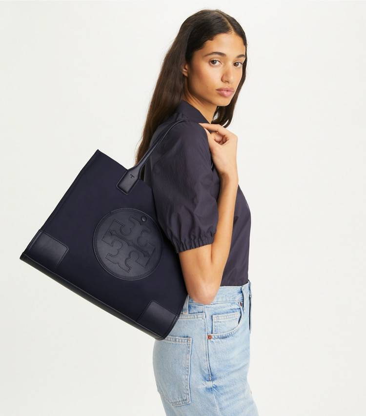 Tory Navy Tote Bags Women Small Ella Tote Bag Tory Burch - Image 3