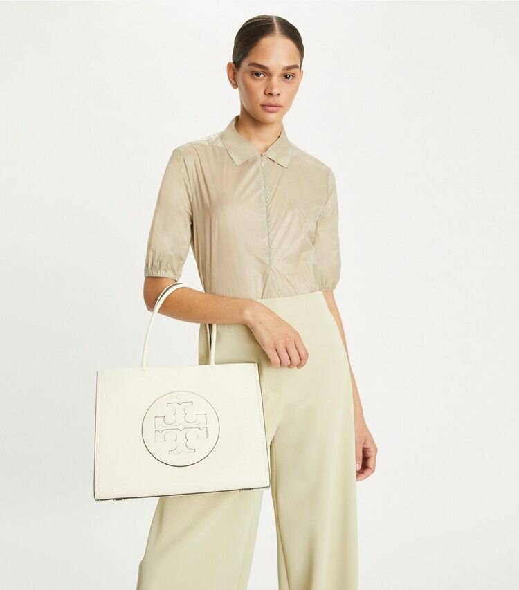 Tote Bags Small Ella Bio Tote Tory Burch Warm White Women - Image 3