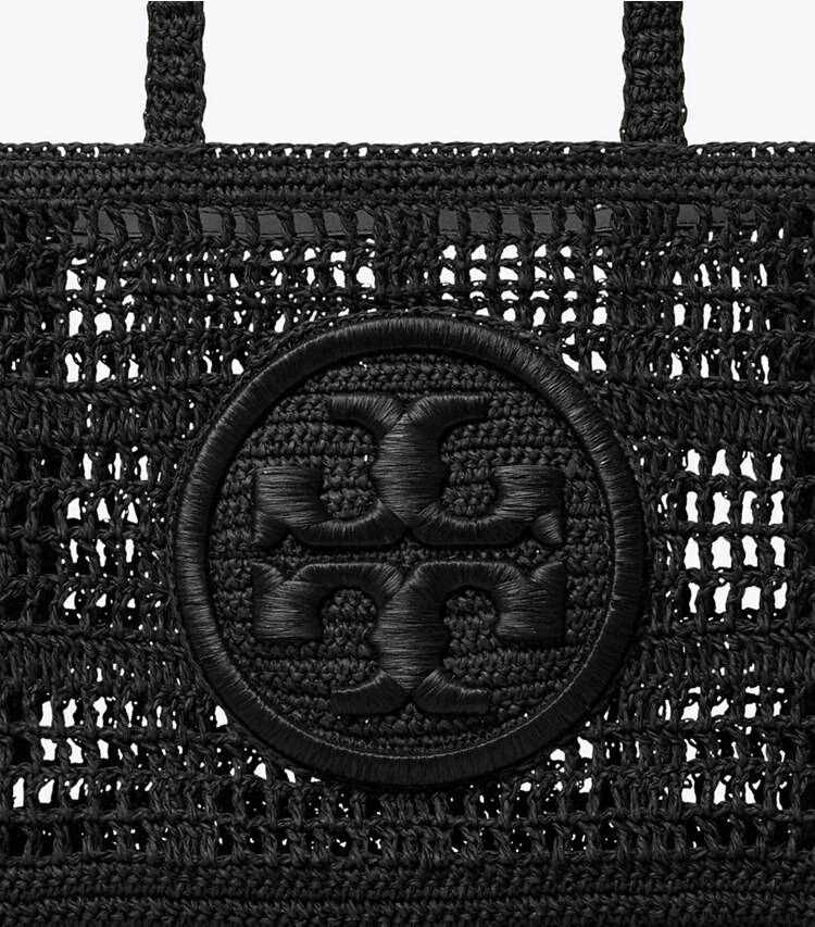Tote Bags Small Ella Hand-Crocheted Tote Women Black Tory Burch - Image 4