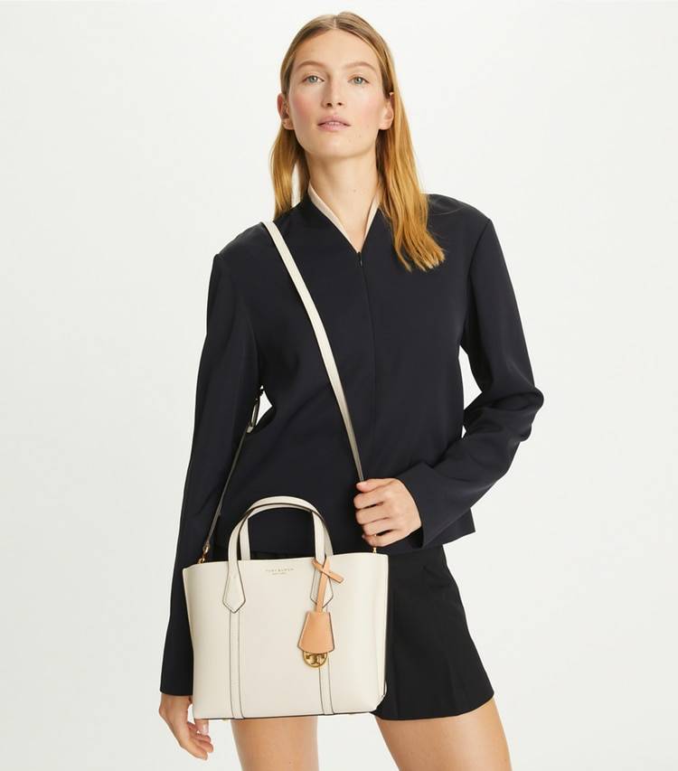 Tote Bags Small Perry Triple-Compartment Tote New Ivory Women Tory Burch - Image 2