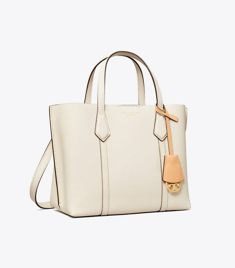 Tote Bags Small Perry Triple-Compartment Tote New Ivory Women Tory Burch