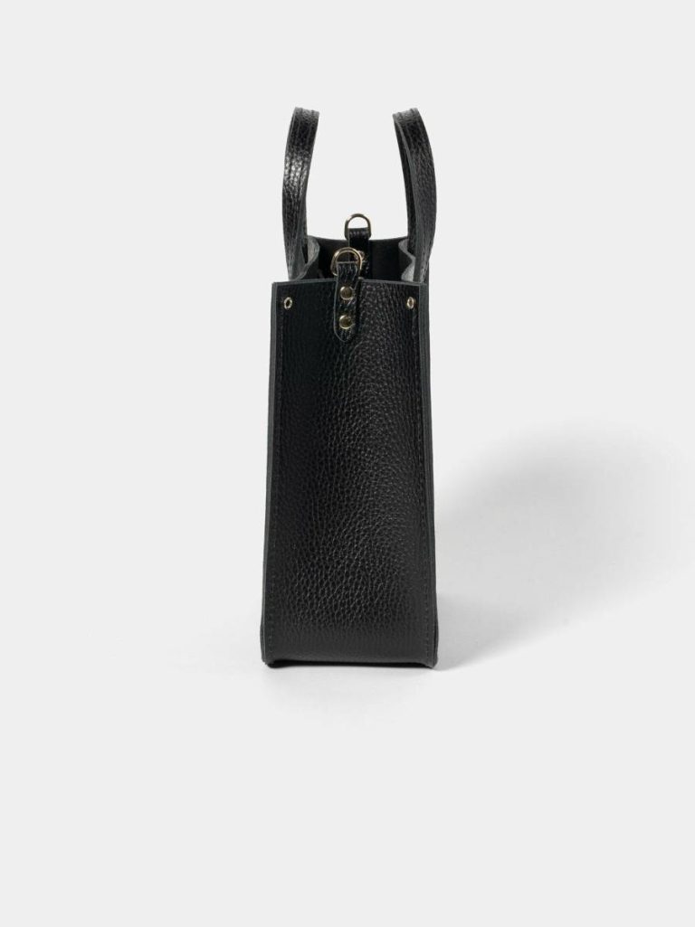 Tote Bags The Mini Tote - Black Celtic Grain Cambridge Satchel Women - Image 3