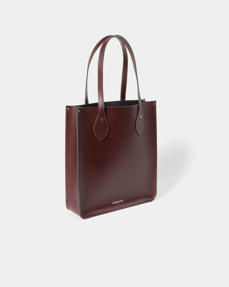 Tote Bags The Tote - Oxblood Celtic Grain Cambridge Satchel Women - Image 2