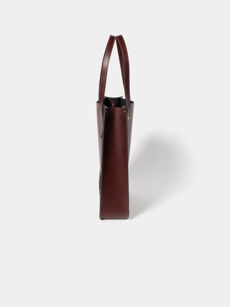 Tote Bags The Tote - Oxblood Celtic Grain Cambridge Satchel Women - Image 3