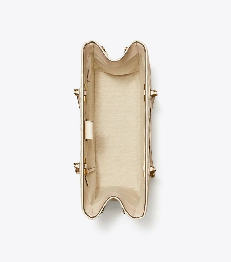 Tote Bags Tory Burch New Cream Fleming Soft Chain Tote Women - Image 5