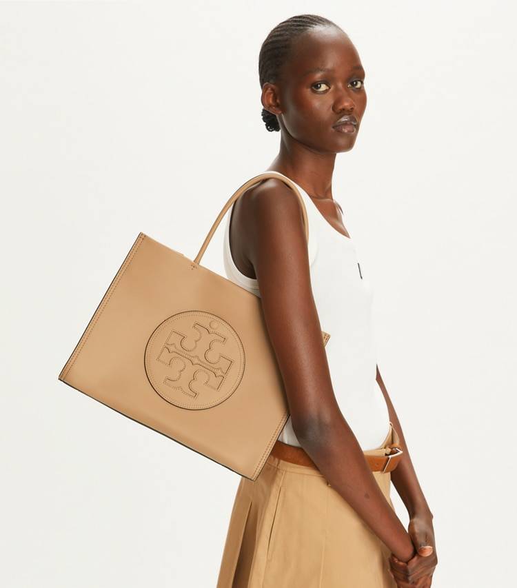 Tote Bags Women Light Sand Tory Burch Small Ella Bio Tote - Image 3