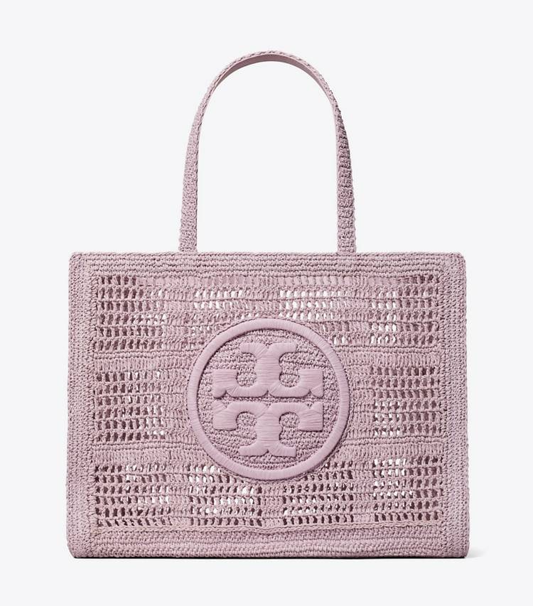 Tote Bags Women Pale Purple Tory Burch Large Ella Hand-Crocheted Tote - Image 3