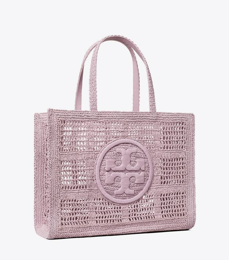 Tote Bags Women Pale Purple Tory Burch Large Ella Hand-Crocheted Tote