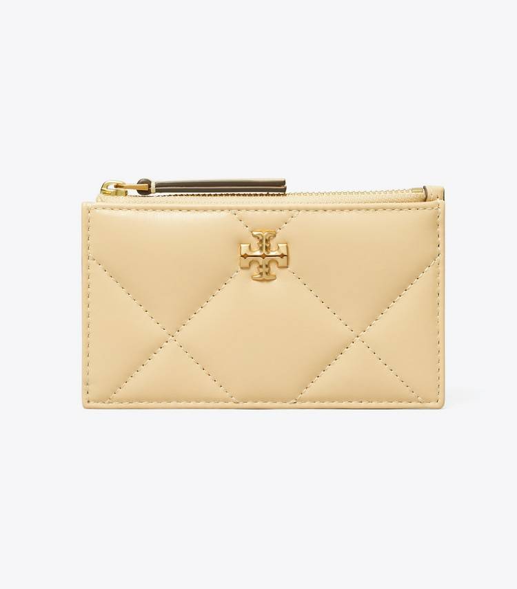 Vanilla Soft Serve Kira Diamond Quilt Zip Card Case Card Cases Women Tory Burch - Image 2