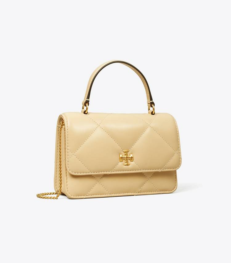 Vanilla Soft Serve Mini Bags Women Mini Kira Diamond Quilt Top-Handle Crossbody Tory Burch