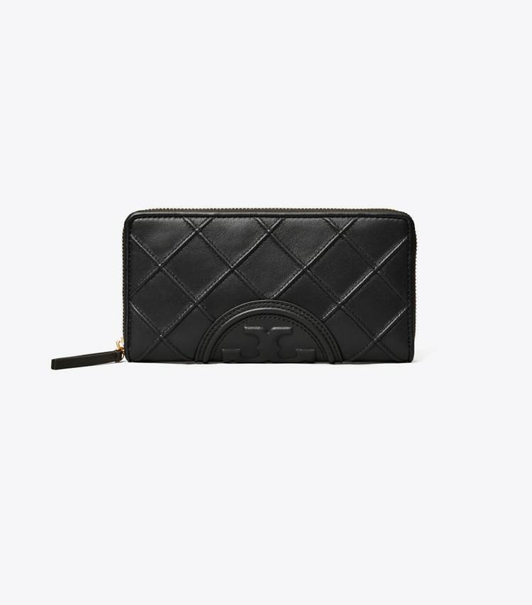 Wallets Black Fleming Soft Zip Continental Wallet Tory Burch Women - Image 2