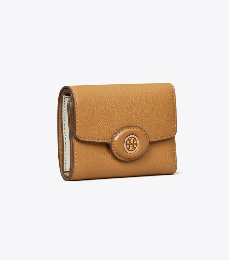 Wallets Tiramisu Small Robinson Pebbled Wallet Tory Burch Women