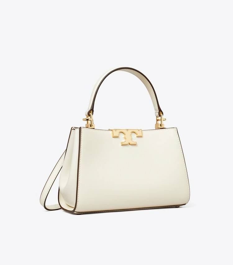 Warm White Women Crossbody Bags Tory Burch Mini Eleanor Satchel