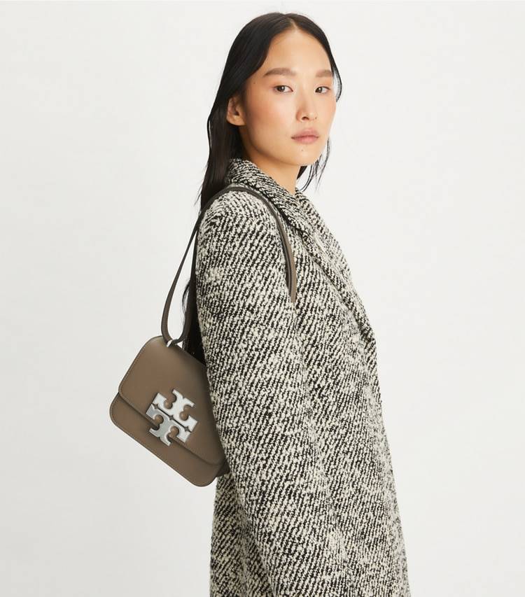 Wild Mushroom Small Eleanor Pebbled Bag Women Shoulder Bags Tory Burch - Image 2