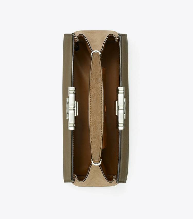 Wild Mushroom Women Tory Burch Eleanor Pebbled Satchel Satchels - Image 5
