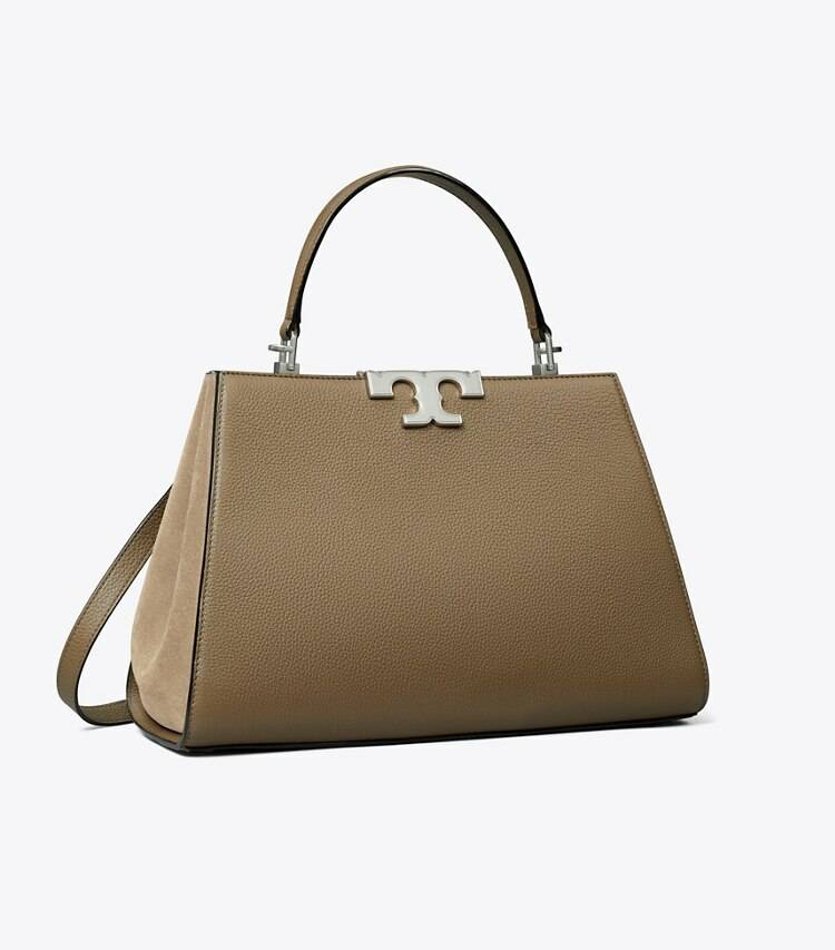 Wild Mushroom Women Tory Burch Eleanor Pebbled Satchel Satchels