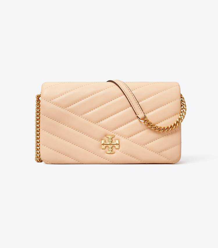 Women Apricot Kira Chevron Crossbody Tory Burch Mini Bags - Image 4