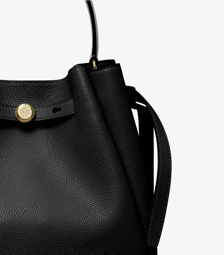 Women Black Totes Romy Bucket Bag Tory Burch - Image 5