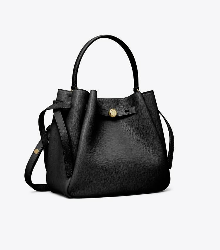 Women Black Totes Romy Bucket Bag Tory Burch