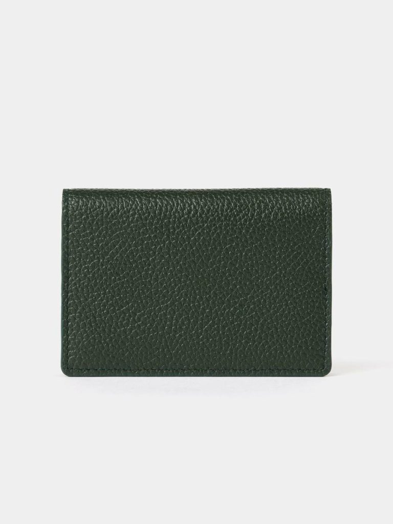 Women Cambridge Satchel The Double Credit Card Holder - Ivy With Tartan Madras Grain Crossbody - Image 3