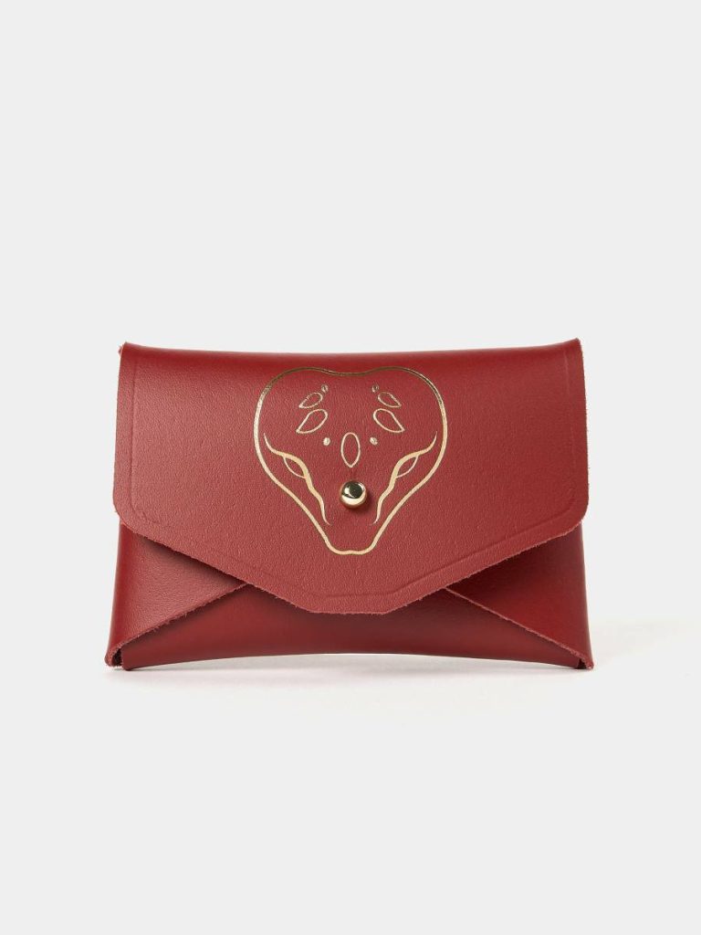 Women Cambridge Satchel The Mini Purse - Year Of The Snake Red Crossbody