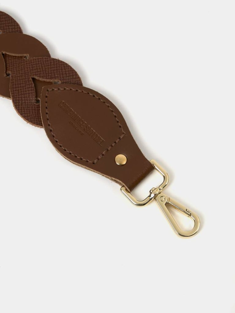 Women Cambridge Satchel The Plaited Shoulder Strap - Bay & Bay Celtic Grain Crossbody - Image 2