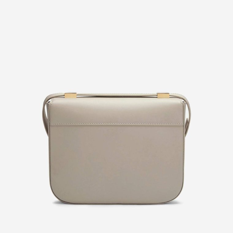 Women Crossbody Bags Demellier The Vancouver Taupe Smooth - Image 4