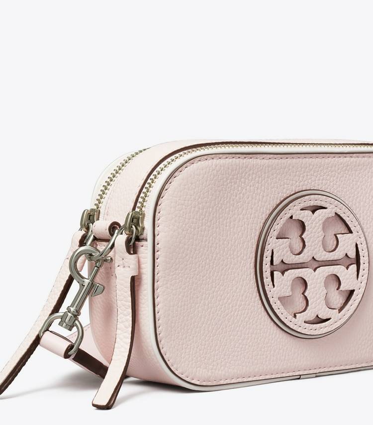 Women Crossbody Bags Pale Pink Miller Patent Border Mini Crossbody Bag Tory Burch - Image 5