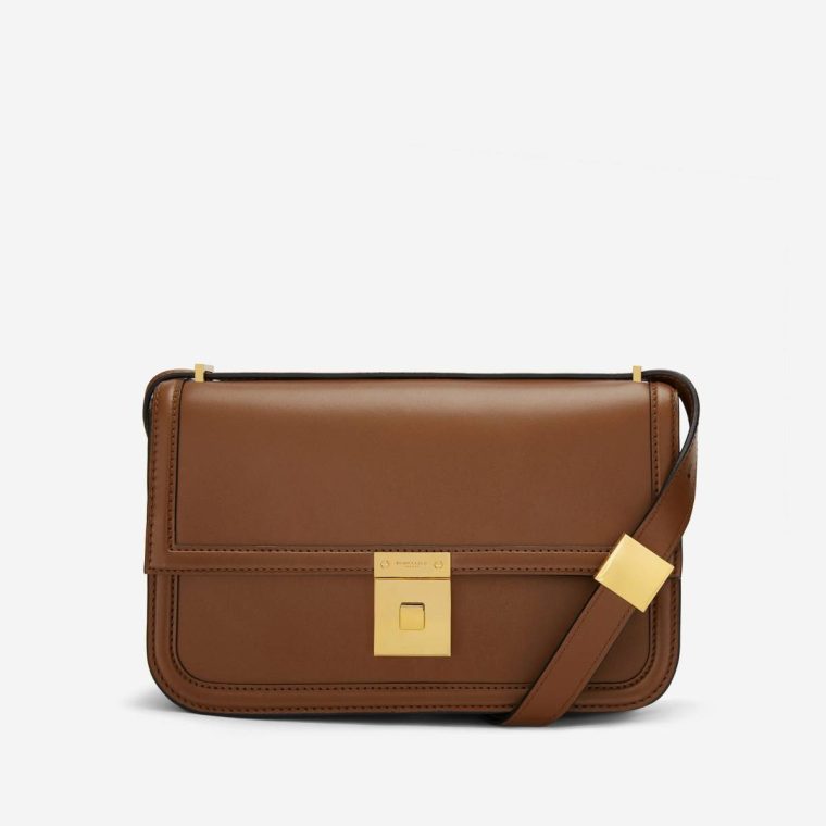Women Crossbody Bags The Paris Crossbody Demellier Tan Smooth