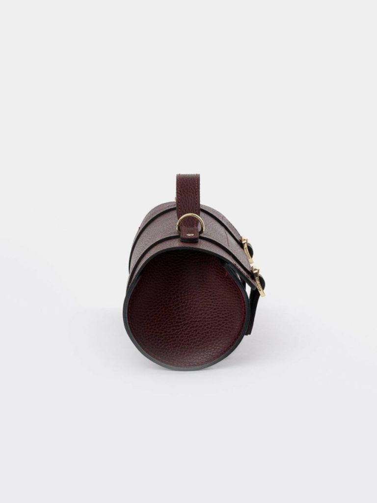 Women Crossbody Cambridge Satchel The Bowls Bag - Oxblood Celtic Grain - Image 4