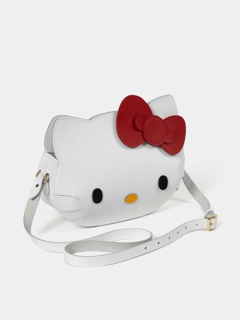 Women Crossbody Cambridge Satchel The Hello Kitty Face Bag - Image 3