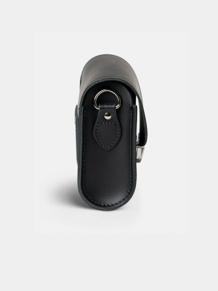 Women Crossbody The Pushlock -Black Cambridge Satchel - Image 3