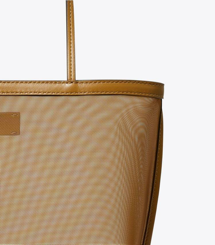 Women Cuoio Tote Bags Mesh Tote Tory Burch - Image 4