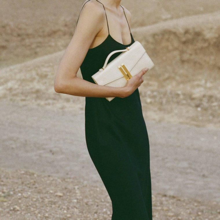 Women Demellier Clutches The Vancouver Clutch Ecru Lizard-Effect - Image 2