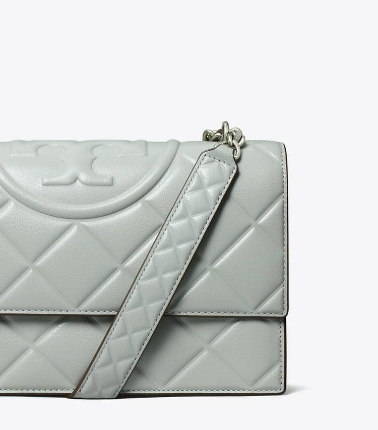 Women Gray Tory Burch Small Fleming Convertible Shoulder Bag Shoulder Bags - Image 5
