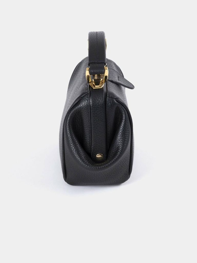 Women Handbags The Mini Sophie - Midnight Black Calf Grain Cambridge Satchel - Image 4