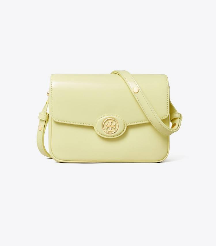 Women Lemon Shoulder Bags Tory Burch Robinson Spazzolato Convertible Shoulder Bag - Image 2